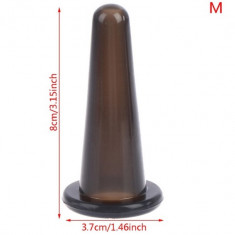 ventuza pentru masaj facial, din silicon, 8 x 3.7 cm