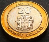 Cumpara ieftin Moneda exotica - bimetal 20 DOLARI - JAMAICA, anul 2001 *cod 3320