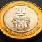 Moneda exotica - bimetal 20 DOLARI - JAMAICA, anul 2001 *cod 3320