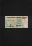 Zimbabwe 25 000 000 000 25 miliarde dollari dollars 2008 seria5133446