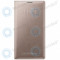 Portofel Samsung Galaxy Note 4 LED Flip auriu EF-NN910BEEGWW