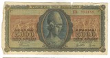 Bancnota 5000 drahme 1943 - Grecia