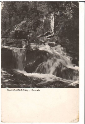 CPIB 15910 CARTE POSTALA - SLANIC MOLDOVA. CASCADA, RPR foto