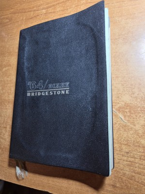 agenda nescrisa - brigestone - din anul 1964 - stare foarte buna foto
