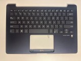 Carcasa superioara cu tastatura palmrest Laptop, Asus, ZenBook 13,90NB0HT3-R31US0, CLAVUX331US-2, 13NB04I2P04011-1, 13NB0HT3AM0241, navy blue, layout