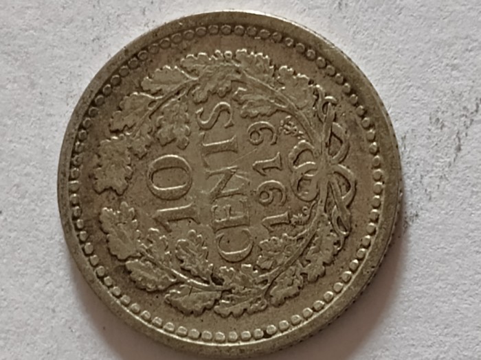MONEDA 10 CENTS 1919 REGINA WILHELMINA