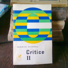 CRITICE II - MARIN MINCU