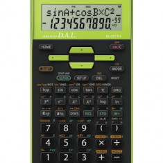 Calculator Stiintific, 10 Digits, 273 Functii, 161x80x15mm, Dual Power, Sharp El-531thbgr-negru/verd