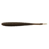 Năluca soft Jackall Shad I Shad 2.8inch Green Pumpkin Pepper 6buc