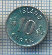 AX 223 MONEDA - ISLANDA - 10 AURAR -ANUL 1969 -STAREA CARE SE VEDE foto