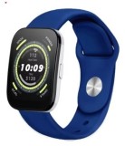 Cumpara ieftin Curea Silicon Bleumarin pentru Smartwatch &ndash; 20/22 mm &ndash; Compatibilă Samsung,