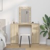VidaXL Masă de Machiaj cu ușă Maro 102 x 33 x 135 cm Lemn compozit 865183