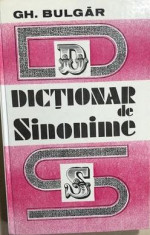 Dictionar de sinonime Gheorghe Bulgar foto