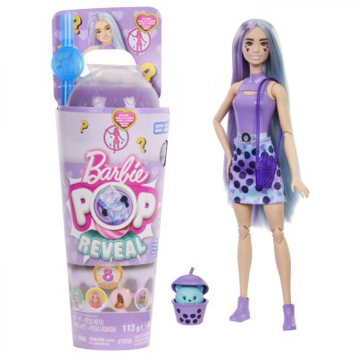 BARBIE POP REVEAL BUBBLE TEA PAPUSA BARBIE TARO MILK SuperHeroes ToysZone foto