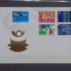 FDC HELVETIA - 1969 - TIMBRE POSTE SPECIAUX - STAMPILE SPECIALE - NEFOLOSIT.