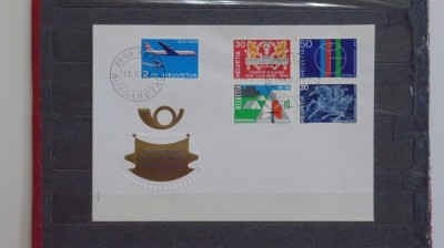 FDC HELVETIA - 1969 - TIMBRE POSTE SPECIAUX - STAMPILE SPECIALE - NEFOLOSIT. foto