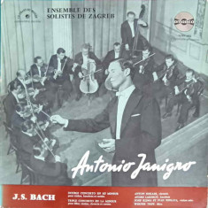 Disc vinil, LP. Double Concerto En Ré Mineur. Tripple Concerto En La Mineur-Jean-Sebastien Bach, Ensemble Des S