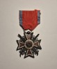 Ordinul Coroana Romaniei Cavaler Primul Model cu spade de Razboi Piesa Rara
