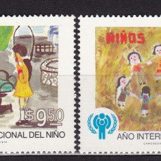 CHILE 1979 ANUL NTERNATIONAL AL COPILULUI SERIE MNH