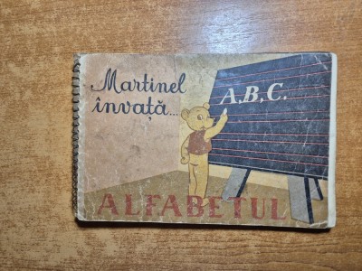 carte pentru copii - martinel invata ABC - din anii &amp;#039;60 -&amp;#039;70 foto