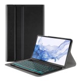 Husa cu Tastatura pentru Samsung Galaxy Tab S8 - Techsuit CozyTab Case - Black