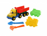 Set 6 piese jucarii pentru nisip si camion Polesie Multicolor