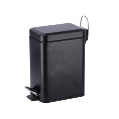 Cos gunoi cu clapeta fier negru 24,5 x 12 x 25 cm, 3 L