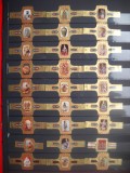 HOPCT LOT NR 122 PORTELAN ANTIC CHINA- -24 BUC-ETICHETE VECHI DE TRABUCURI/ CIGARS LABELS -COLECTIE DE LUX-
