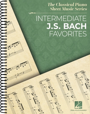 Intermediate J.S. Bach Favorites - The Classical Piano Sheet Music Series foto