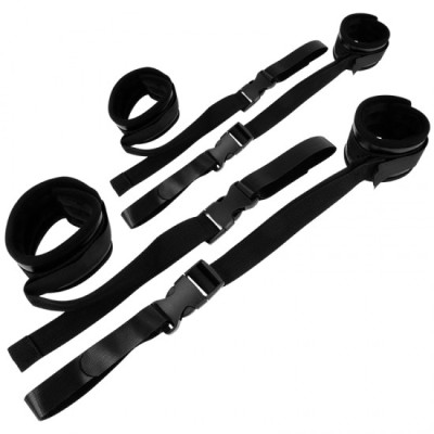 OHMAMA FETISH NYLON AND VELCRO RESTRAINT HANDCUFFS foto