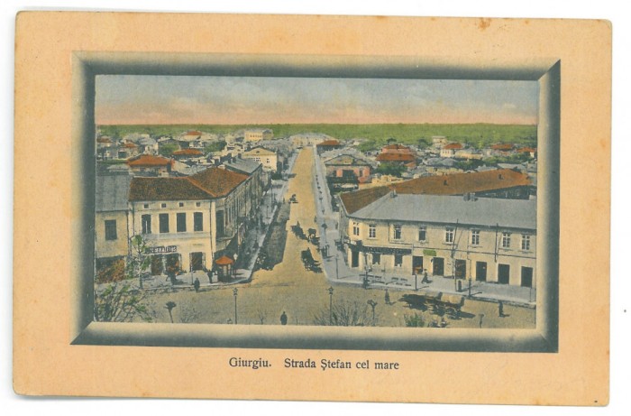 782 - GIURGIU, Stefan cel Mare street, RAMA, Romania - old postcard - used 1912