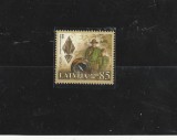 Letonia 2007 - Europa CEPT , Cercetasi, serie , dantelata, MNH, Mi.700, cota 3, Organizatii internationale, Nestampilat