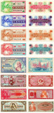 REPRODUCERI lot de 8 bancnote serie 661 MILITARY PAYMENT CERTIFICATES