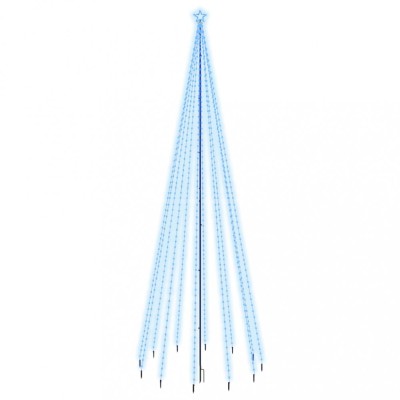 Brad de Craciun cu tarus, 732 LED-uri, albastru, 500 cm foto