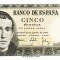 Spania 5 Pesetas 1951 P-140a aUNC Seria 6253933
