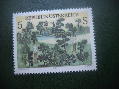 HOPCT TIMBRE MNH 639 ARTA MODERNA 1987 -1 VAL AUSTRIA foto