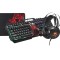 Kit pentru Gaming 4 in 1 Myria MG7526, tastatura, mouse, casti, mousepad, negru
