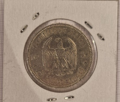 Germany, Germania, 5 Reichsmark Potsdam Garrison Church, KM#83, argint, foto