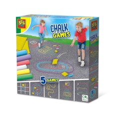 Set 5 jocuri de exterior cu creta Ses Creative