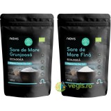 Pachet Sare de Mare Grunjoasa Ecologica/Bio 500g + Sare de Mare Fina Ecologica/Bio 500g