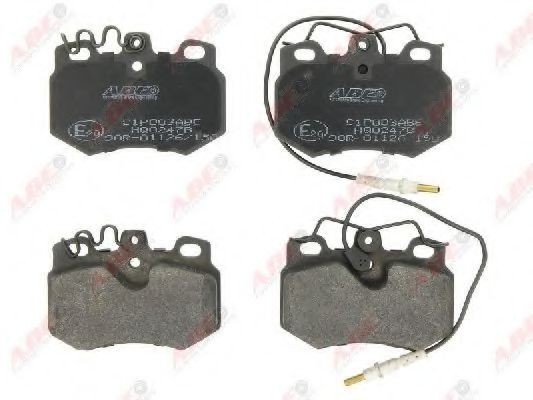 Set placute frana,frana disc PEUGEOT 306 Hatchback (7A, 7C, N3, N5) (1993 - 2003) ABE C1P003ABE