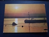Carte postala mamaia-apus de soare pe sutghiol