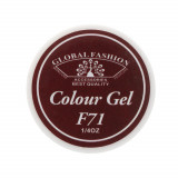 Cumpara ieftin Gel Color Unghii, Vopsea de Arta Global Fashion, Seria Noble Purple F71, 5g
