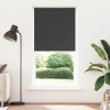 VidaXL Jaluzea cu role opace negru 100x210 cm lățime țesătură 95,7 cm 4010920