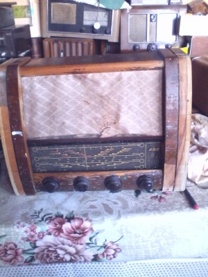 Radio vechi cu lampi G.E.C. BC 5842 Made in Marea Britanie An1955 foto