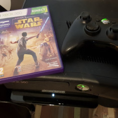 XBOX360 XBOX 360 HDMI model slim + KINECT SENSOR + 1 joc KINECT STAR WARS