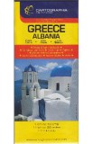 Grecia. Albania. Harta turistica si rutiera