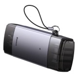 Baseus - Card Reader Lite Series (WKQX060113) - USB, Type-C 3.0 to MicroSD, SD Card - Gray