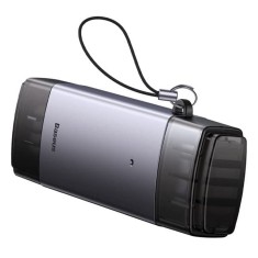 Baseus - Card Reader Lite Series (WKQX060113) - USB, Type-C 3.0 to MicroSD, SD Card - Gray