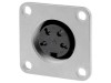 Conector M16 Soclu Mamă 4 Pini 5A Amphenol Serie C091D IP67 Montare Panou